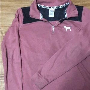 pink Victoria’s Secret sweater